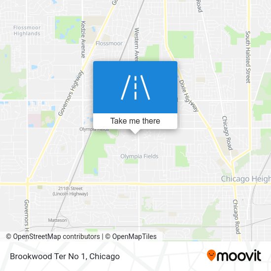 Mapa de Brookwood Ter No 1