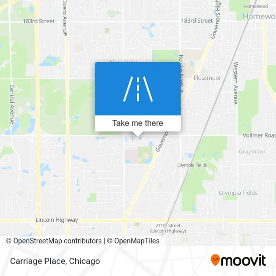 Carriage Place map