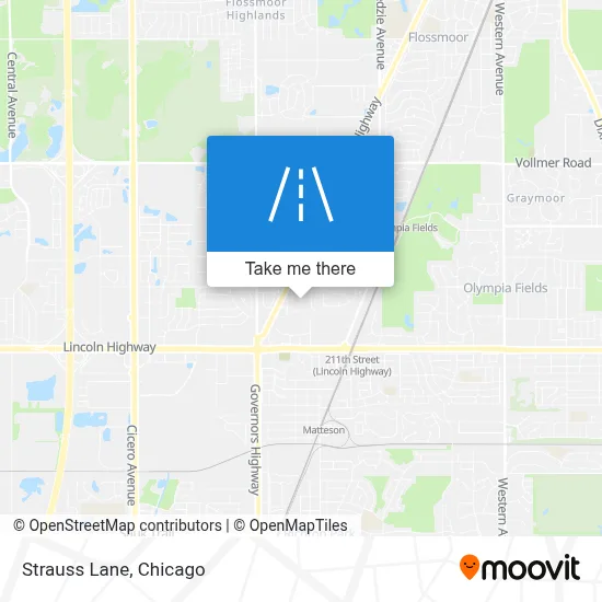 Strauss Lane map