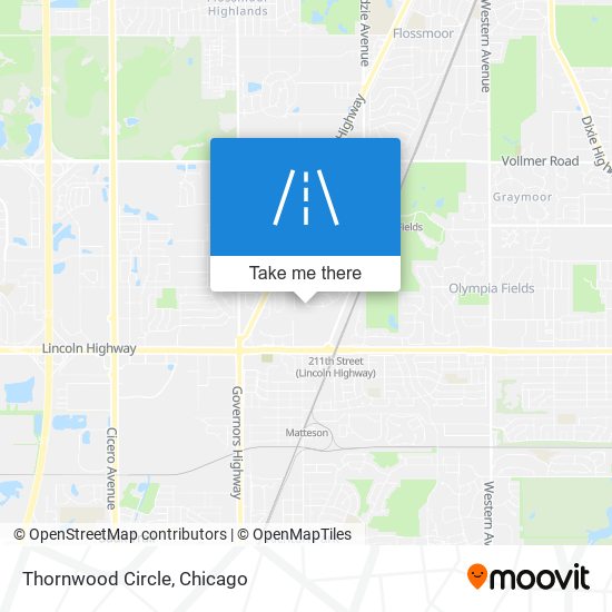 Thornwood Circle map