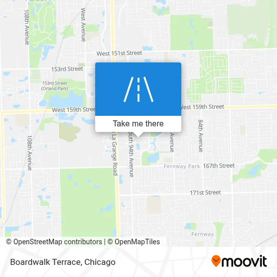 Boardwalk Terrace map