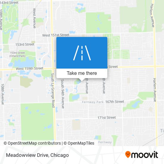 Meadowview Drive map