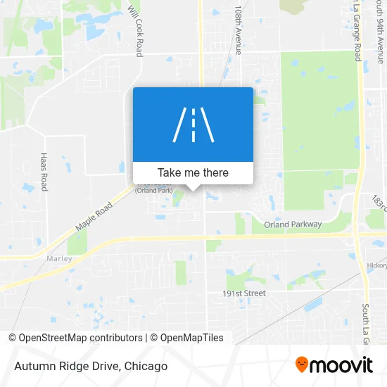 Autumn Ridge Drive map