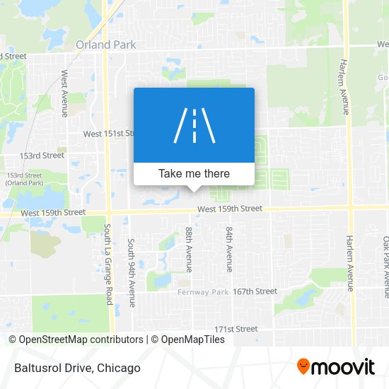 Mapa de Baltusrol Drive