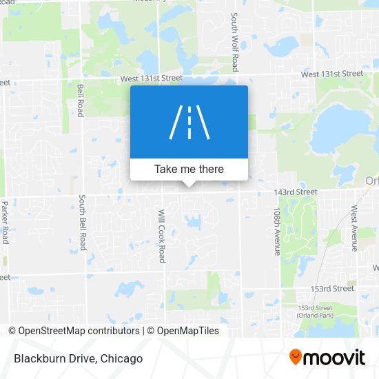 Mapa de Blackburn Drive