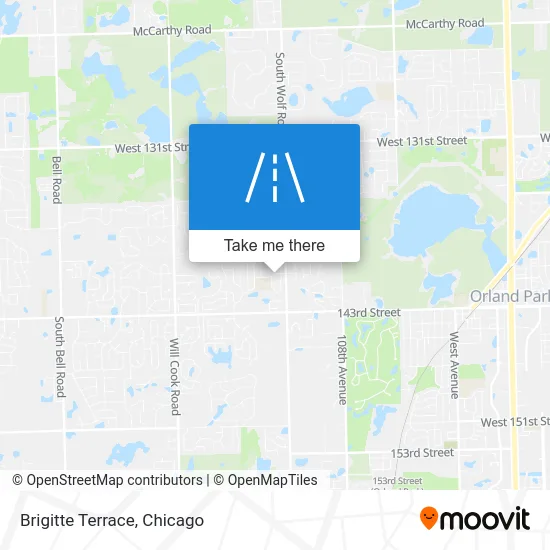 Brigitte Terrace map