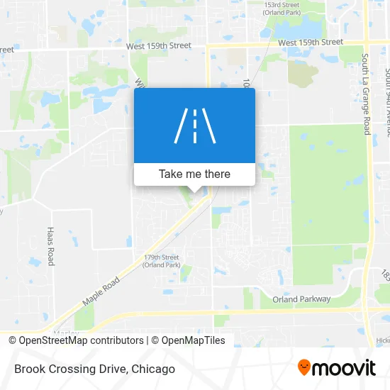 Brook Crossing Drive map