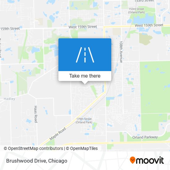 Brushwood Drive map