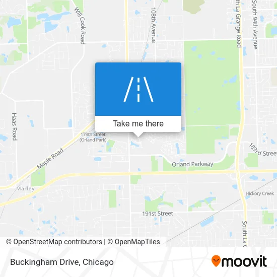 Buckingham Drive map