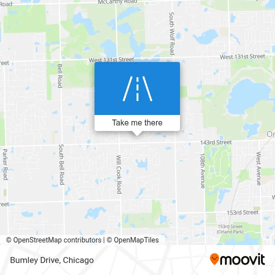 Bumley Drive map