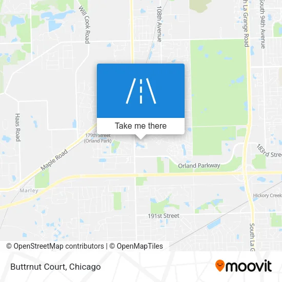Buttrnut Court map