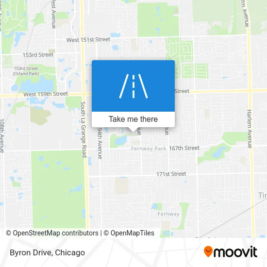 Byron Drive map