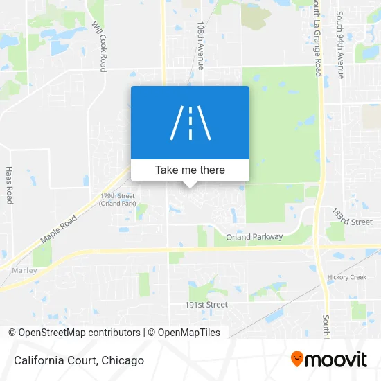 California Court map