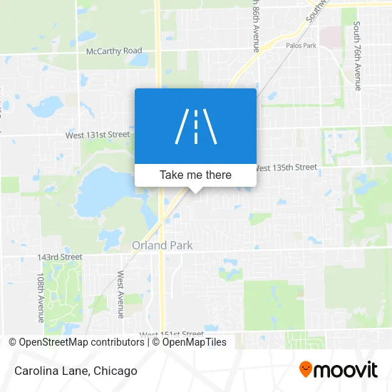 Carolina Lane map