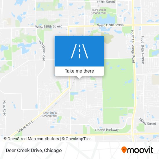 Deer Creek Drive map