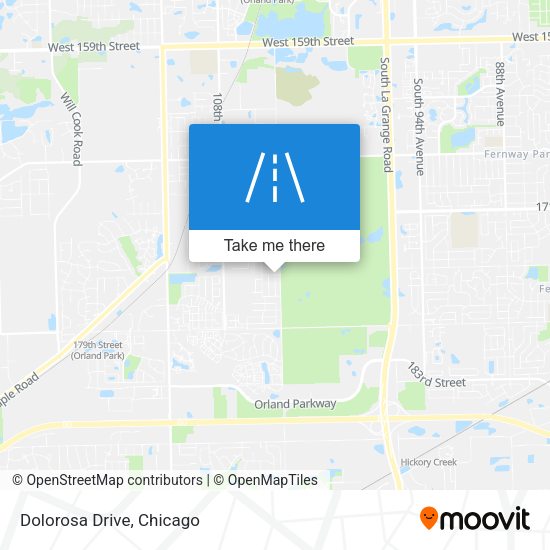 Dolorosa Drive map