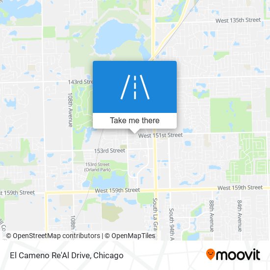 El Cameno Re'Al Drive map