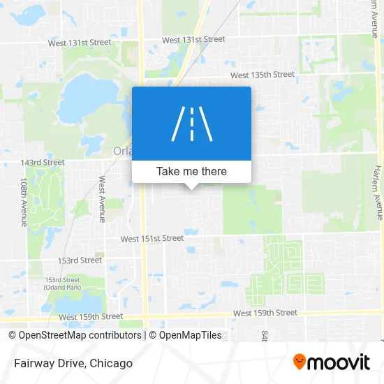 Fairway Drive map