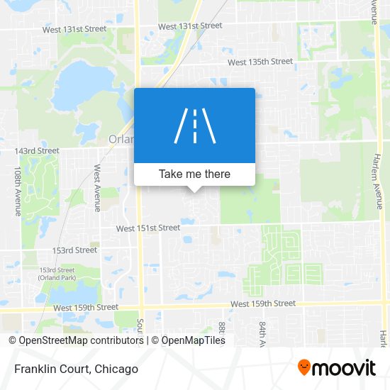 Mapa de Franklin Court