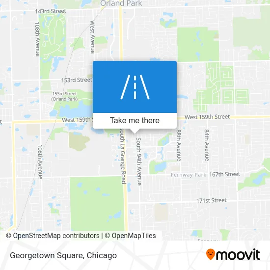 Georgetown Square map