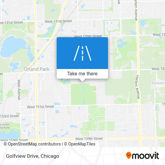 Golfview Drive map