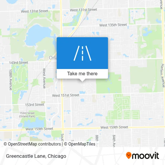 Greencastle Lane map