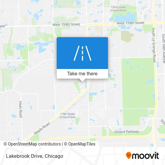 Lakebrook Drive map