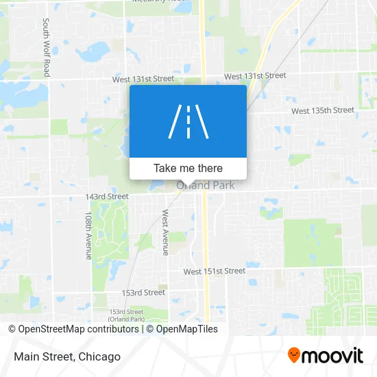 Main Street map