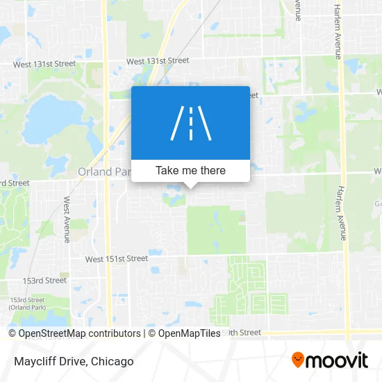 Maycliff Drive map