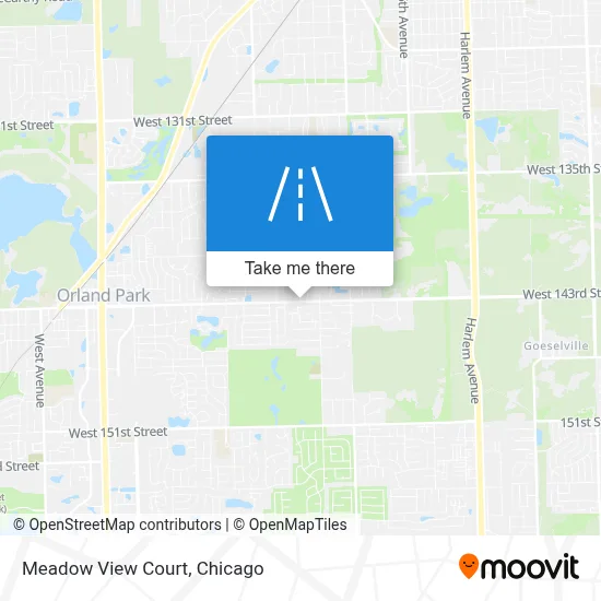 Meadow View Court map