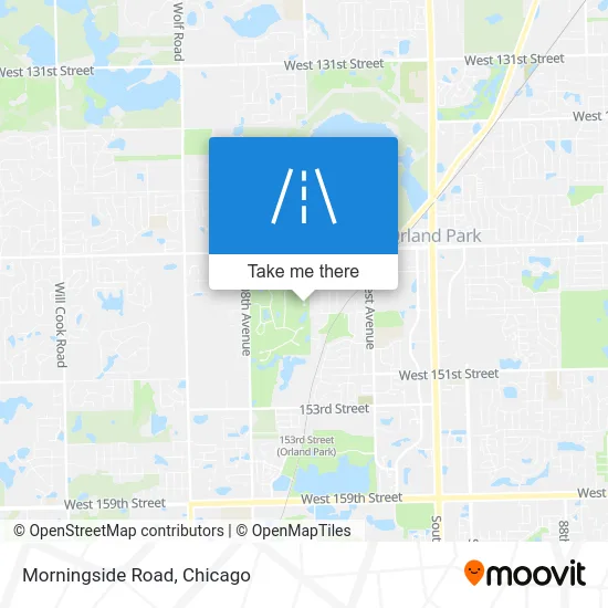 Morningside Road map
