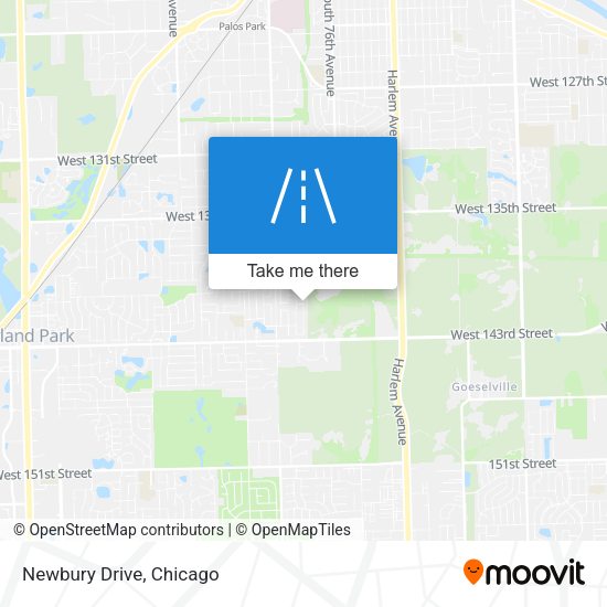 Mapa de Newbury Drive