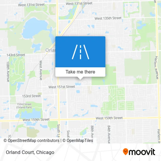 Orland Court map