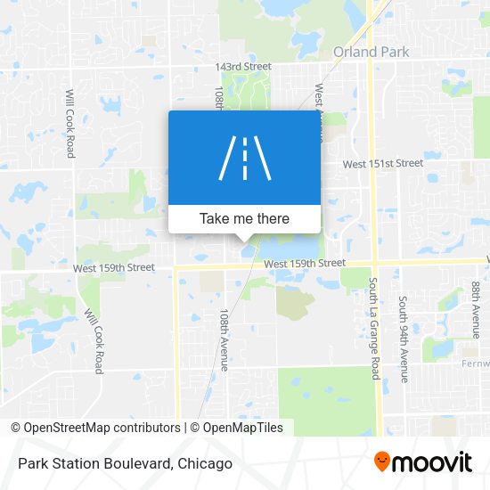 Mapa de Park Station Boulevard