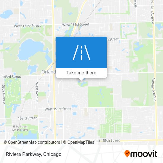 Mapa de Riviera Parkway