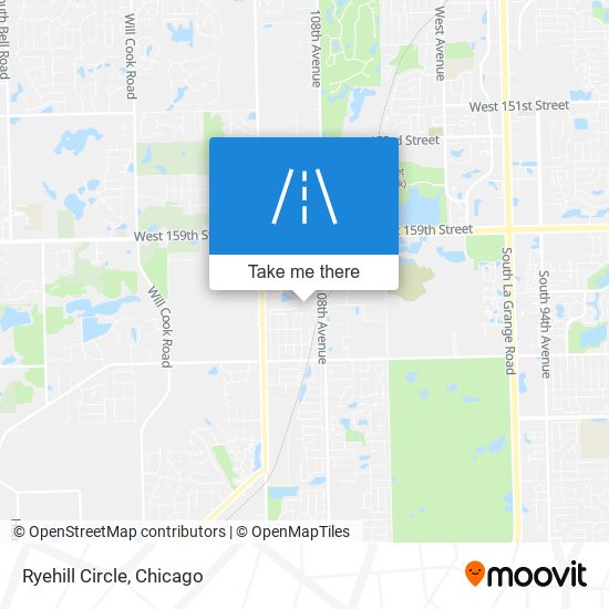 Ryehill Circle map