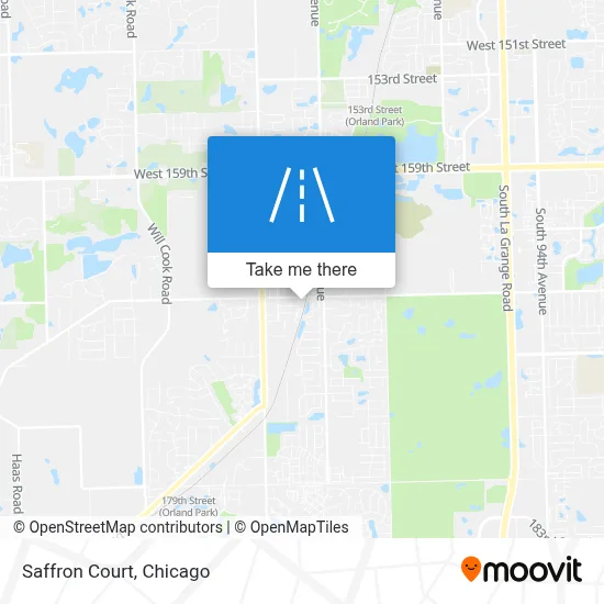 Saffron Court map