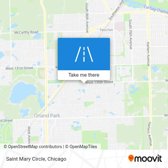 Saint Mary Circle map