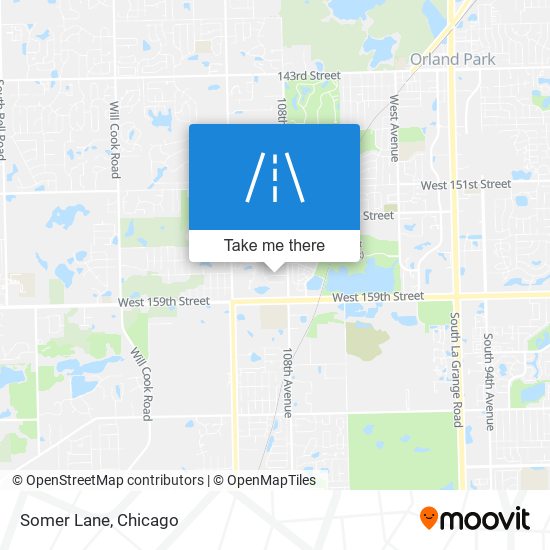 Somer Lane map