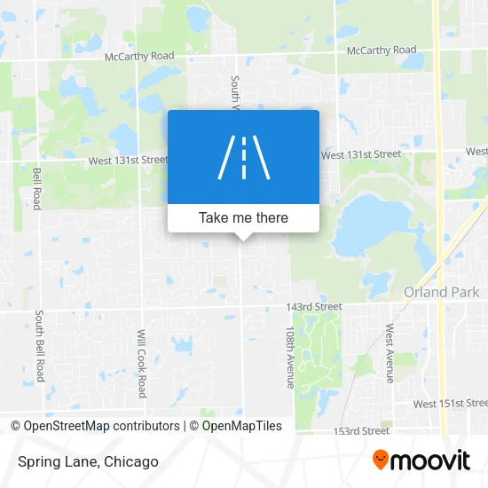 Mapa de Spring Lane