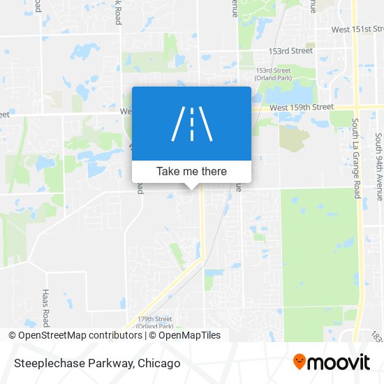 Steeplechase Parkway map