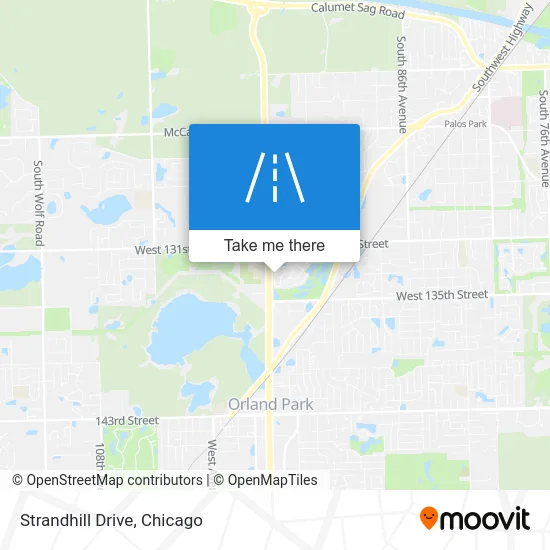 Strandhill Drive map