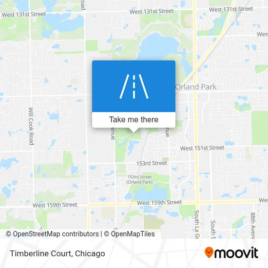 Timberline Court map