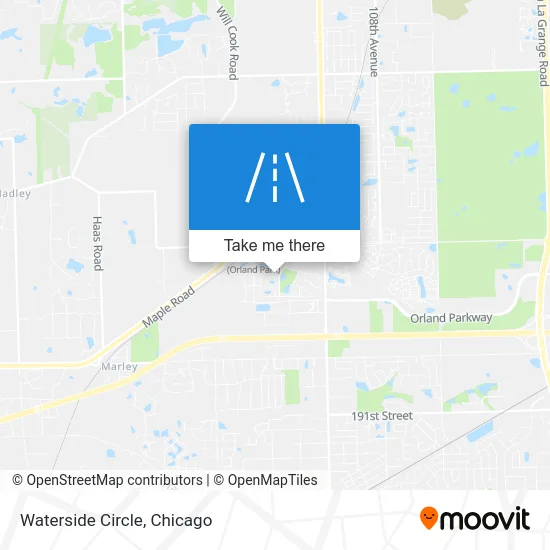 Waterside Circle map