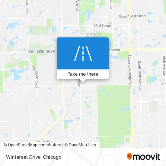 Winterset Drive map