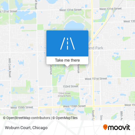 Woburn Court map