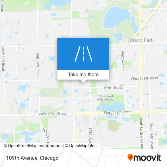 109th Avenue map