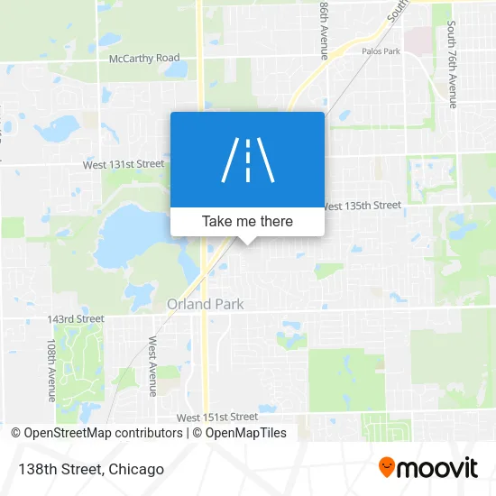 138th Street map