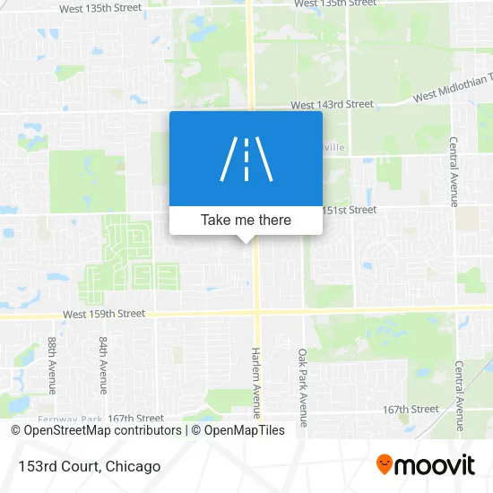 153rd Court map
