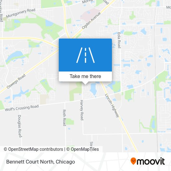 Mapa de Bennett Court North